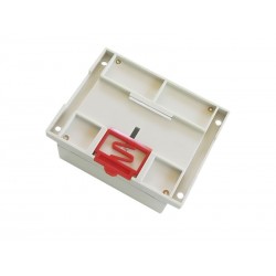 Box DIN rail and panel for electronics