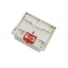 Box DIN rail and panel for electronics