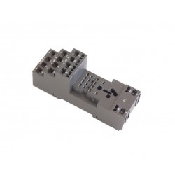 Base Rail DIN 2 y 4 contactos para reles  MYK