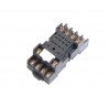 Base Rail DIN 2 y 4 contactos para reles  MYK