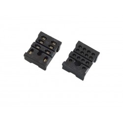 Base Rail DIN 2 y 4 contactos para reles  MYK