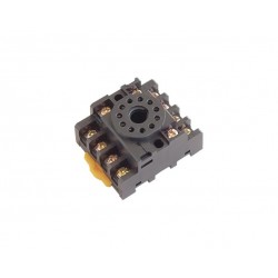 Base Rail DIN 2 y 3 contactos para reles  MK