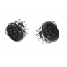 Base Rail DIN 2 y 3 contactos para reles  MK