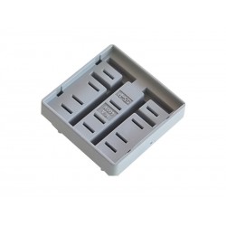 Base Rail DIN 2 y 3 contactos para reles  MK