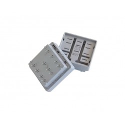 Base Rail DIN 2 y 3 contactos para reles  MK