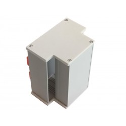 DIN rail housing aluminum width 101 mm