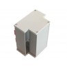 DIN rail housing aluminum width 101 mm